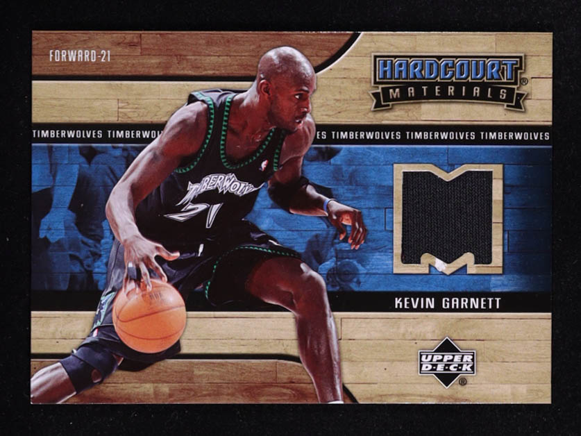 Kevin Garnett 2006-07 Upper Deck Hardcourt Materials #KG at PristineAuction.com Kevin Garnett 2006-07 Upper Deck Hardcourt Materials #KG at PristineAuction.com