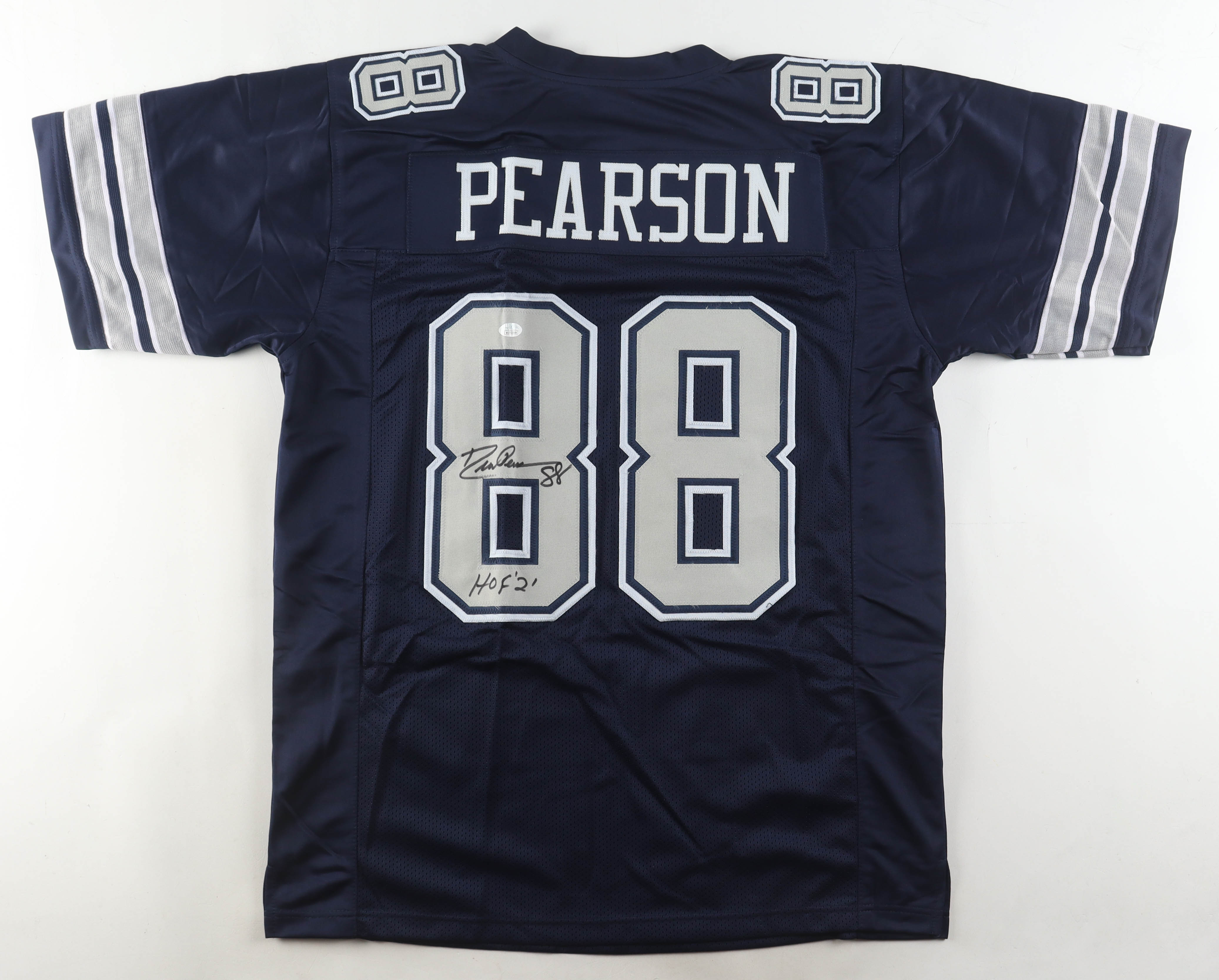 Drew Pearson Signed Jersey Inscribed "HOF 21" (JSA) at PristineAuction.com Drew Pearson Signed Jersey Inscribed "HOF 21" (JSA) at PristineAuction.com