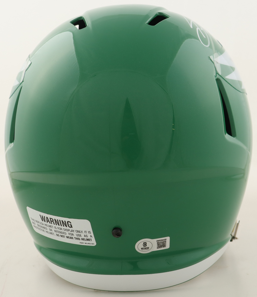 Saquon Barkley Signed Eagles Full-Size Alternate Speed Helmet (Beckett) at PristineAuction.com Saquon Barkley Signed Eagles Full-Size Alternate Speed Helmet (Beckett) at PristineAuction.com