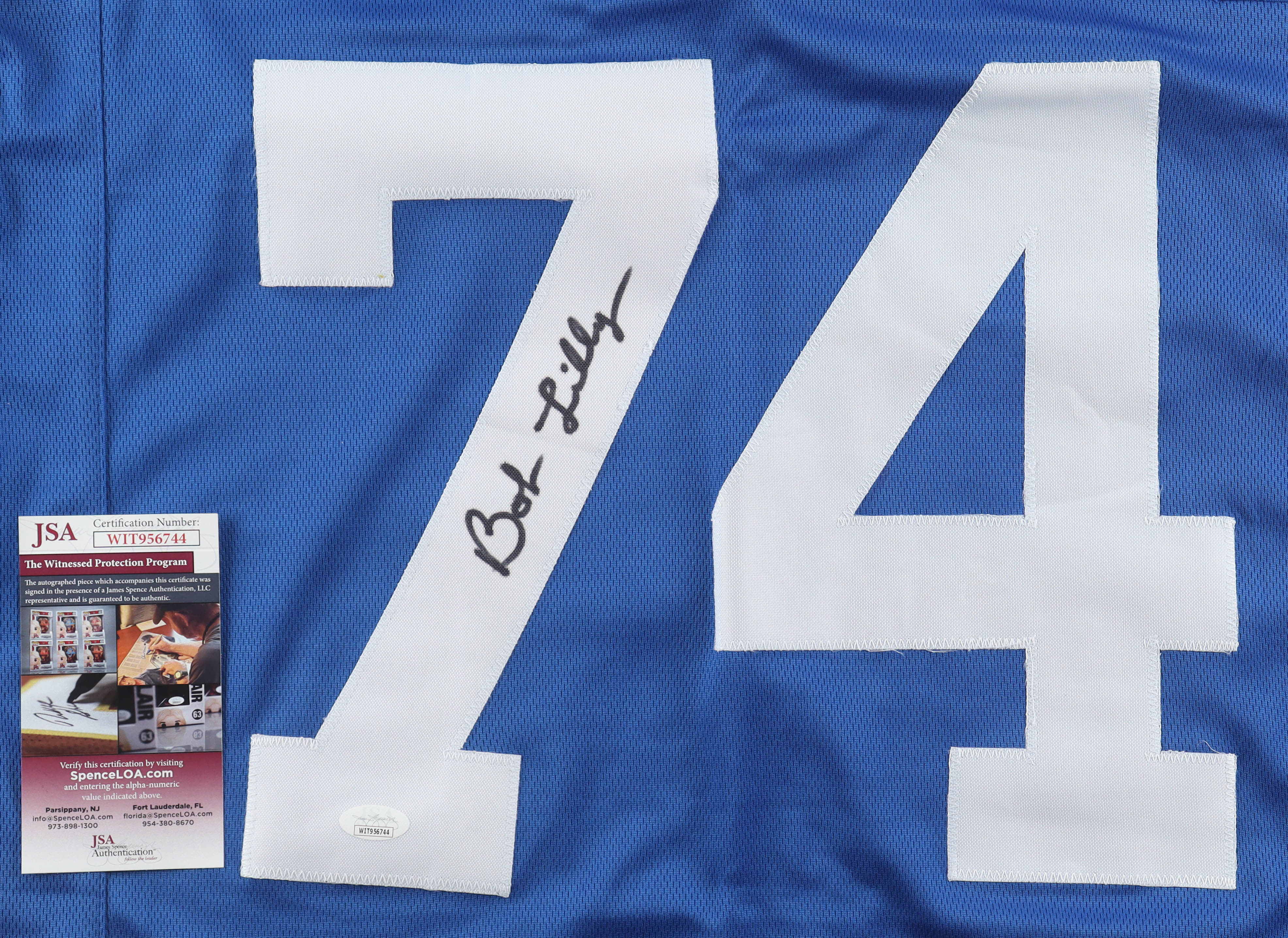 Bob Lilly Signed Jersey (JSA) at PristineAuction.com Bob Lilly Signed Jersey (JSA) at PristineAuction.com