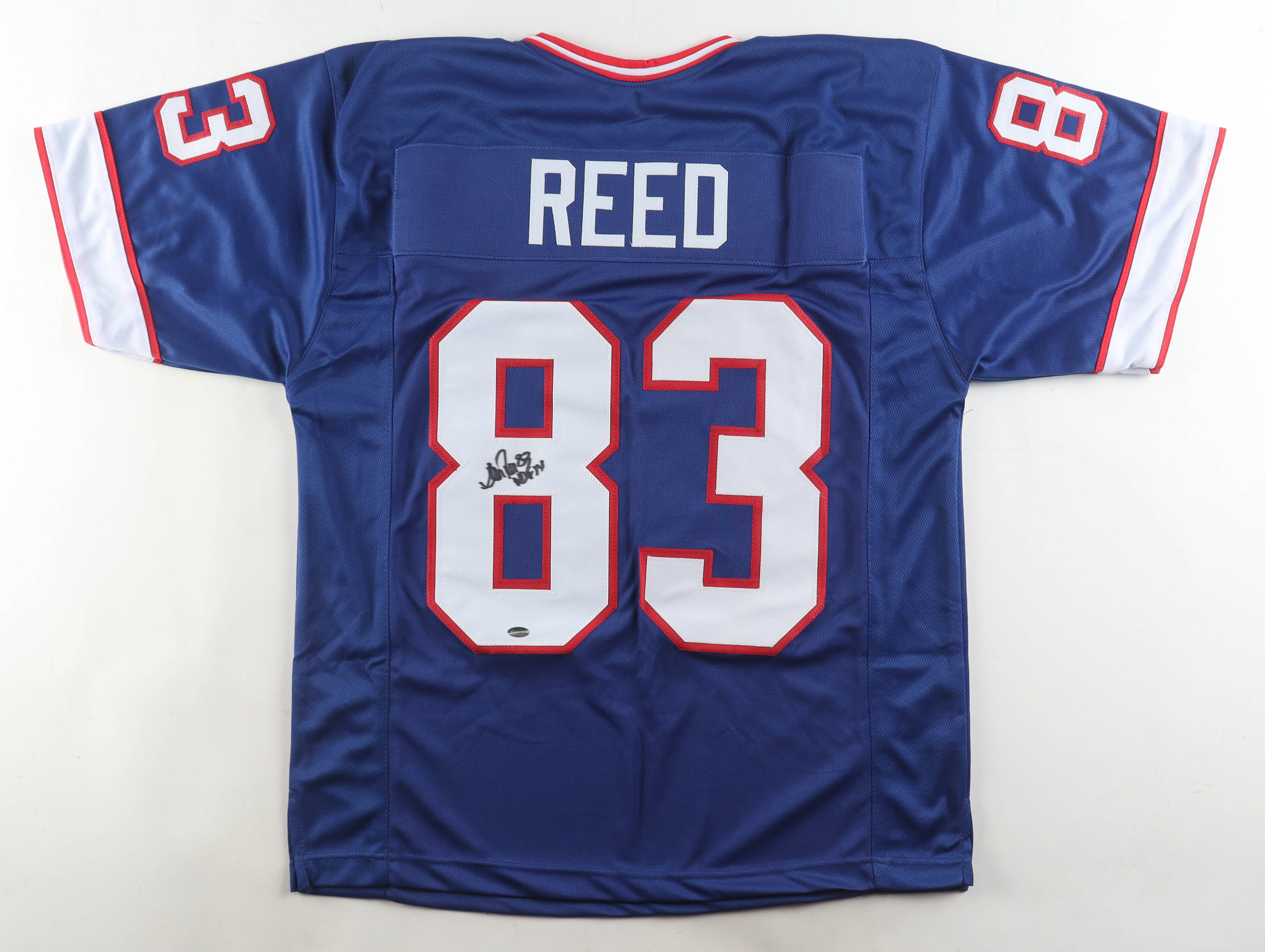 Andre Reed Signed Jersey Inscribed "HOF 14" (Schwartz) at PristineAuction.com Andre Reed Signed Jersey Inscribed "HOF 14" (Schwartz) at PristineAuction.com
