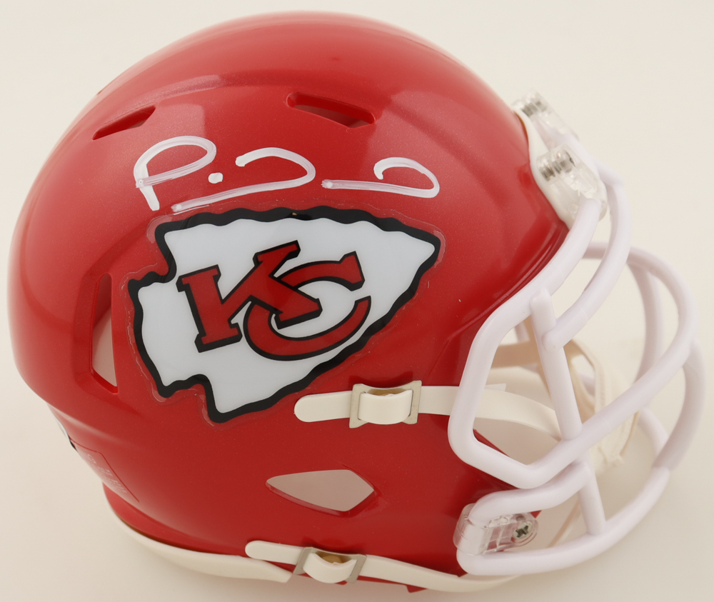Patrick Mahomes Signed Chiefs Speed Mini Helmet (Beckett) at PristineAuction.com Patrick Mahomes Signed Chiefs Speed Mini Helmet (Beckett) at PristineAuction.com