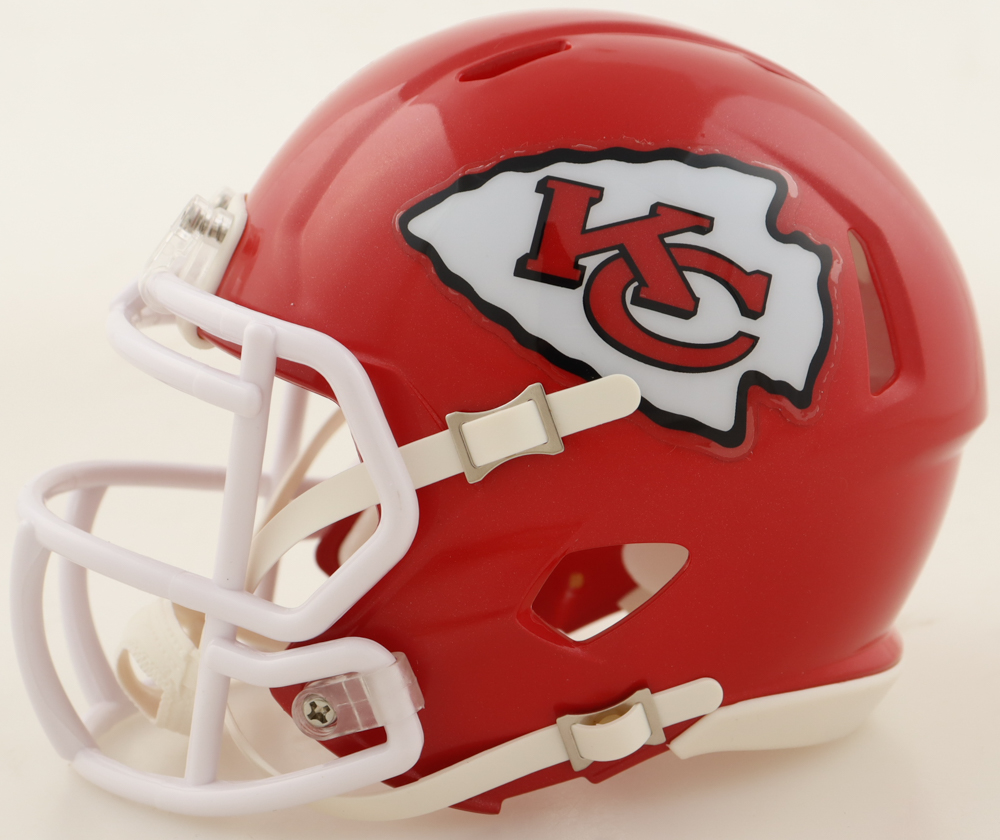 Patrick Mahomes Signed Chiefs Speed Mini Helmet (Beckett) at PristineAuction.com Patrick Mahomes Signed Chiefs Speed Mini Helmet (Beckett) at PristineAuction.com