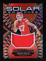 Travis Kelce 2024 Panini Obsidian Solar Swatches #28 at PristineAuction.com