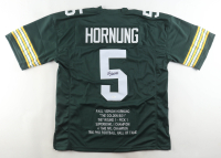 Paul Hornung Signed Career Highlight Stat Jersey (JSA) at PristineAuction.com
