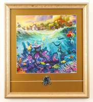 "The Little Mermaid - Ursula" by Thomas Kinkade Custom Framed Art Print Display at PristineAuction.com