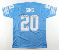 Billy Sims Signed Jersey Inscribed "80 - R.O.Y." (Schwartz) at PristineAuction.com