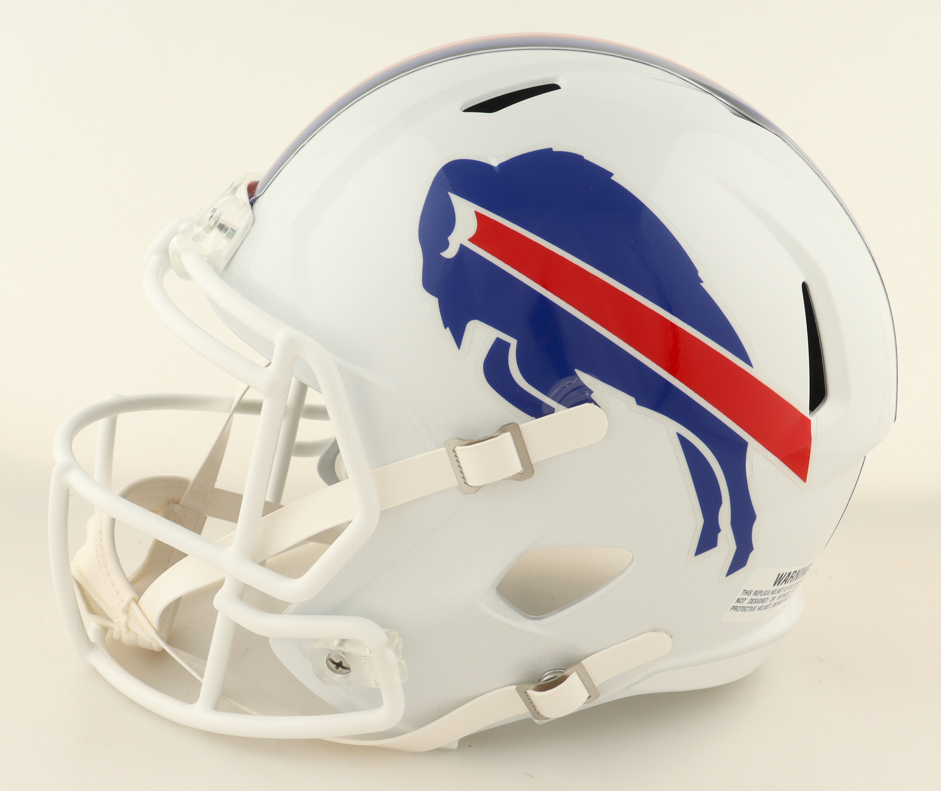 Joe DeLamielleure Signed Bills Full-Size Speed Helmet Inscribed "HOF 03" (JSA) at PristineAuction.com Joe DeLamielleure Signed Bills Full-Size Speed Helmet Inscribed "HOF 03" (JSA) at PristineAuction.com