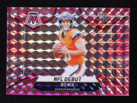 Bo Nix 2024 Panini Mosaic Mosaic Camo Pink #271 DEB RC at PristineAuction.com
