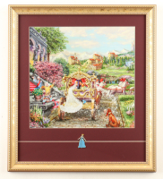 "Cinderella Wedding Day" by Thomas Kinkade Custom Framed Art Print Display at PristineAuction.com