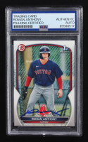 Roman Anthony Signed 2023 Topps 1st Bowman #BP-71 RC (PSA) at PristineAuction.com
