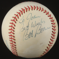 Bob Boone Signed OAL Baseball Inscribed "Best Wishes" (PSA) at PristineAuction.com