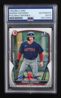 Roman Anthony Signed 2023 Topps 1st Bowman #BP-71 RC (PSA) at PristineAuction.com