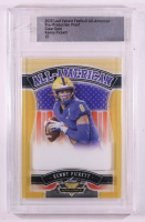 Kenny Pickett 2022 Leaf Valiant All-American Pre-Production Proof Clear Gold #NN #1/1 RC (Leaf) at PristineAuction.com