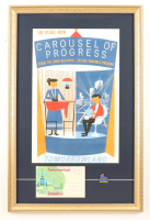 Disneyland "The Carousel of Progress" Ride Poster Custom Framed Display at PristineAuction.com