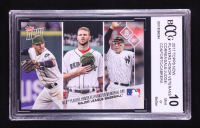 Carlos Correa / Chris Sale / Aaron Judge RC / Michael Conforto / Miguel Cabrera 2017 Topps Now #198 Players Honor Veterans Over Memorial Day Weekend (BCCG 10) at PristineAuction.com