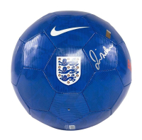 David Beckham Signed Nike England Logo Soccer Ball (Panini) at PristineAuction.com