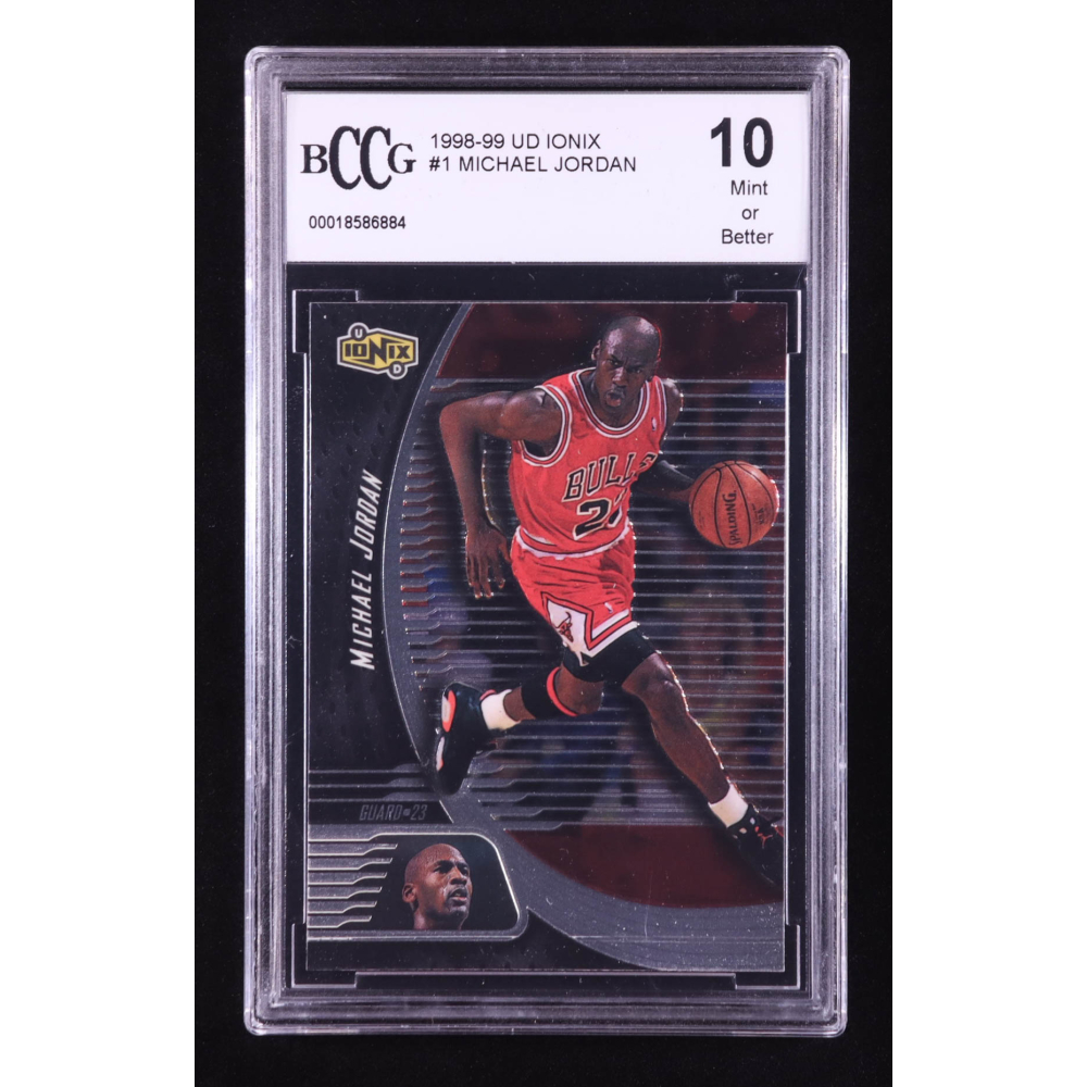 Michael Jordan 1998-99 UD Ionix #1 (BCCG 10) at PristineAuction.com