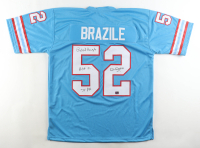 Robert Brazile Signed Jersey Inscribed "HOF 18", "7x PB" & "Dr. Doom" (Wilder Side of Sports) at PristineAuction.com