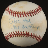 Ralph Houk Signed OAL Baseball Inscribed "1961 World Champs" (PSA) at PristineAuction.com