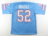 Robert Brazile Signed Jersey Inscribed "HOF 18", "7x PB" & "Dr. Doom" (Wilder Side of Sports) at PristineAuction.com