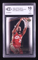 LeBron James 2003 Upper Deck LeBron James Box Set Stay Tuned #15 RC (BCCG 10) at PristineAuction.com