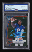 D.J. Lagway Signed 2024 Topps 1st Bowman U Chrome #63 RC (PSA | Autograph Graded PSA 10) at PristineAuction.com