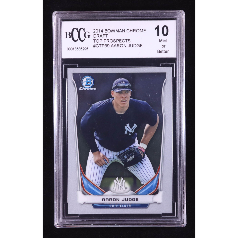 Aaron Judge 2014 Bowman Chrome Draft Top Prospects #CTP39 RC (BCCG 10) at PristineAuction.com