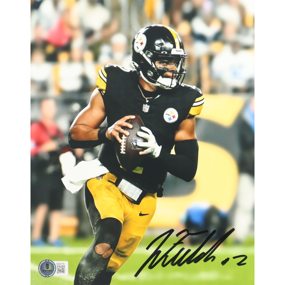 Justin Fields Signed Steelers 8x10 Photo (Beckett) at PristineAuction.com Justin Fields Signed Steelers 8x10 Photo (Beckett) at PristineAuction.com