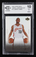 LeBron James 2003 Upper Deck LeBron James Box Set #12 RC / Willing and Able (BCCG 10) at PristineAuction.com