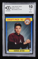 Derek Jeter 1992 Front Row Draft Picks #55 RC (BCCG 10) at PristineAuction.com