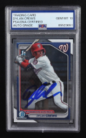 Dylan Crews Signed 2024 Topps 1st Bowman #BCP-23 RC (PSA | Autograph Graded PSA 10) at PristineAuction.com