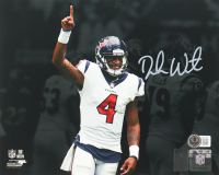 Deshaun Watson Signed Texans 8x10 Photo (Beckett & Watson) at PristineAuction.com
