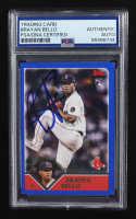 Brayan Bello Signed 2023 Topps #283 RC (PSA) at PristineAuction.com