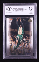 LeBron James 2003 Upper Deck LeBron James Box Set Center Of Attention #4 RC (BCCG 10) at PristineAuction.com