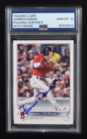 Jarren Duran Signed 2022 Topps Series One #187 RC (PSA | Autograph Graded PSA 10) at PristineAuction.com