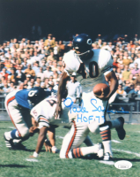 Gale Sayers Signed Bears 8x10 Photo Inscribed "HOF '77" (JSA) at PristineAuction.com