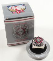 2009 Philadelphia Phillies Commemorative Cole Hamels National League Replica Championship Ring at PristineAuction.com