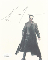 Keanu Reeves Signed "The Matrix" Photo Print Cut (JSA) at PristineAuction.com