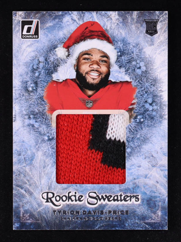 Tyrion Davis-Price 2022 Donruss Rookie Holiday Sweaters #26 RC at PristineAuction.com Tyrion Davis-Price 2022 Donruss Rookie Holiday Sweaters #26 RC at PristineAuction.com