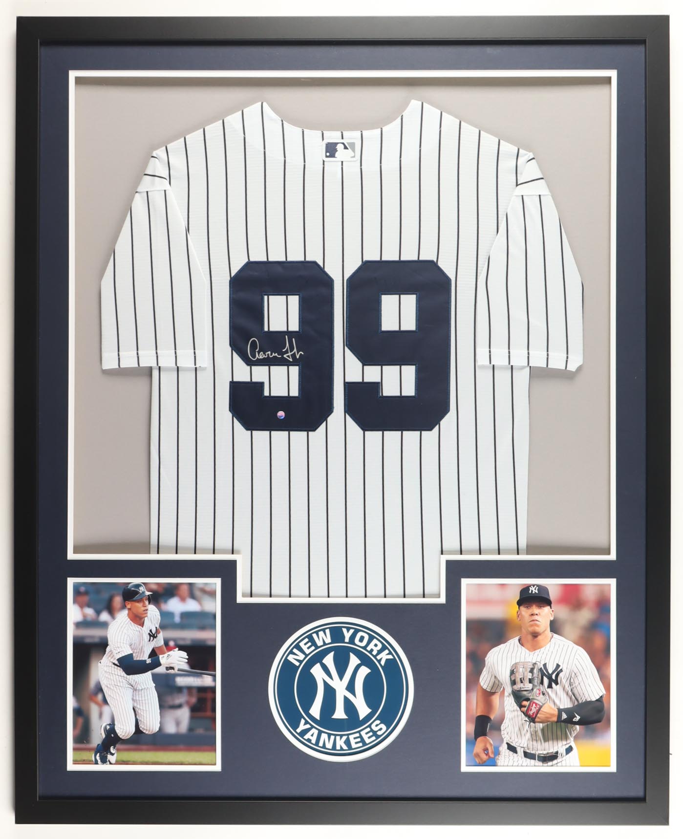 Aaron Judge Signed Custom Framed Jersey Display (Steiner) at PristineAuction.com Aaron Judge Signed Custom Framed Jersey Display (Steiner) at PristineAuction.com