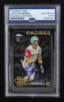 Jackson Merrill Signed 2024 Topps Chrome #USC153 RC (PSA) at PristineAuction.com