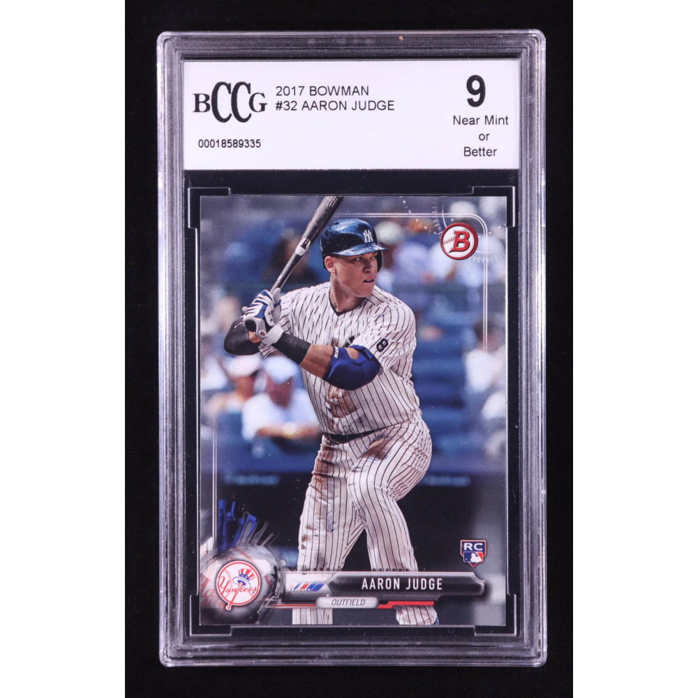 Aaron Judge 2017 Bowman #32 RC (BCCG 9) at PristineAuction.com
