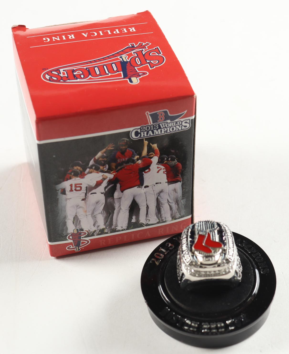 2013 Boston Red Sox Commemorative World Series MLB Replica Championship Ring at PristineAuction.com 2013 Boston Red Sox Commemorative World Series MLB Replica Championship Ring at PristineAuction.com