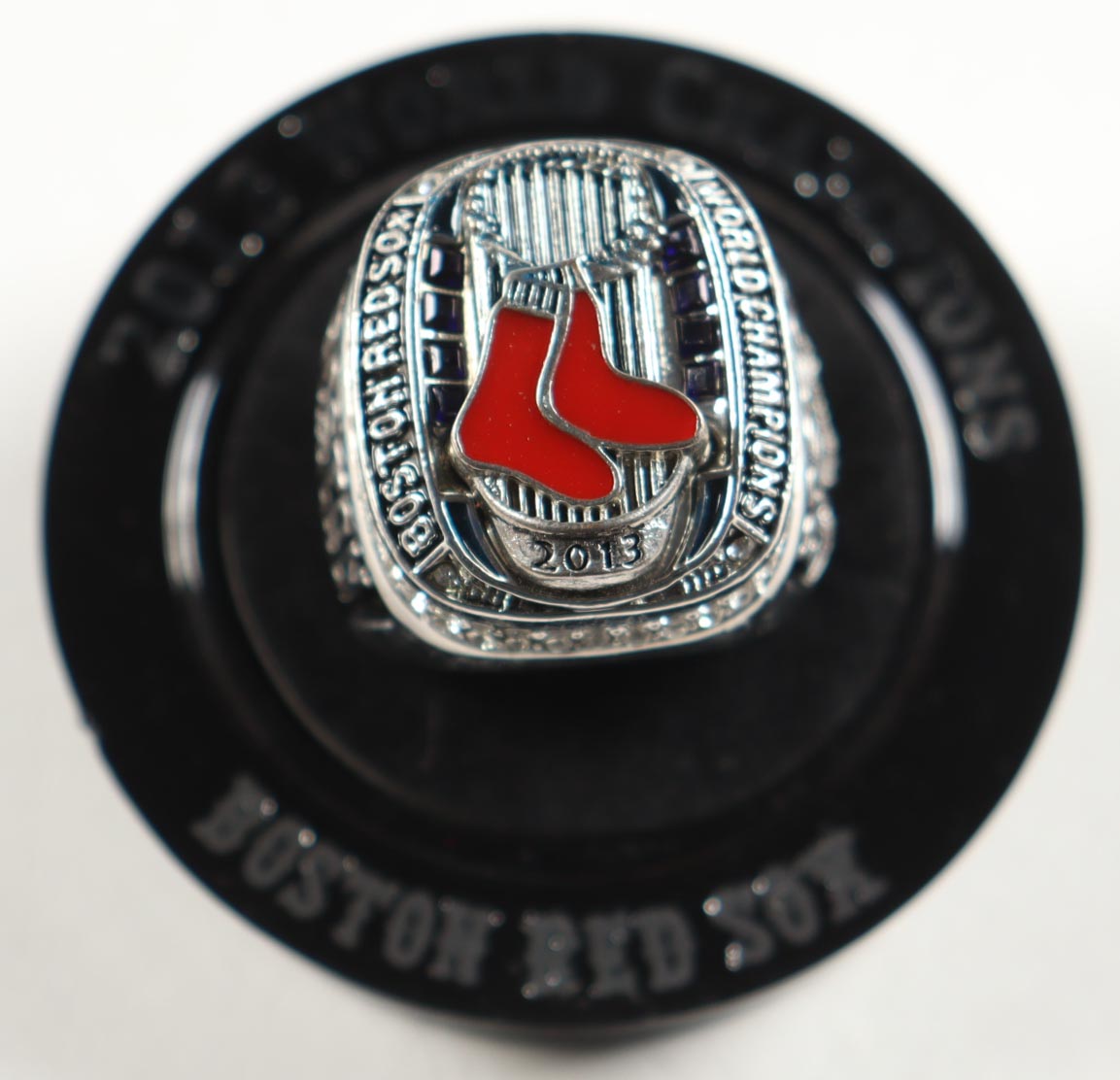 2013 Boston Red Sox Commemorative World Series MLB Replica Championship Ring at PristineAuction.com 2013 Boston Red Sox Commemorative World Series MLB Replica Championship Ring at PristineAuction.com