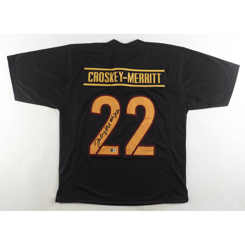 Jacory Croskey-Merritt Signed Jersey (Beckett) at PristineAuction.com