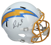 Omarion Hampton Signed Chargers Full-Size Speed Helmet (Beckett) at PristineAuction.com
