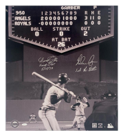 Nolan Ryan & Amos Otis Signed 16x20 Photo Inscribed "1st No Hitter" & "Final Out 5/15/73" (Steiner) at PristineAuction.com
