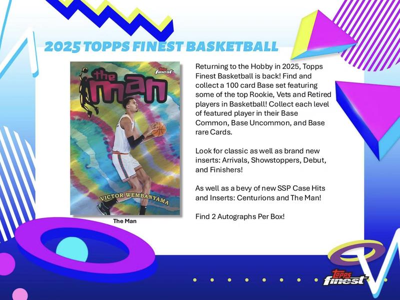 2024-25 Topps Finest Basketball Hobby Box at PristineAuction.com 2024-25 Topps Finest Basketball Hobby Box at PristineAuction.com