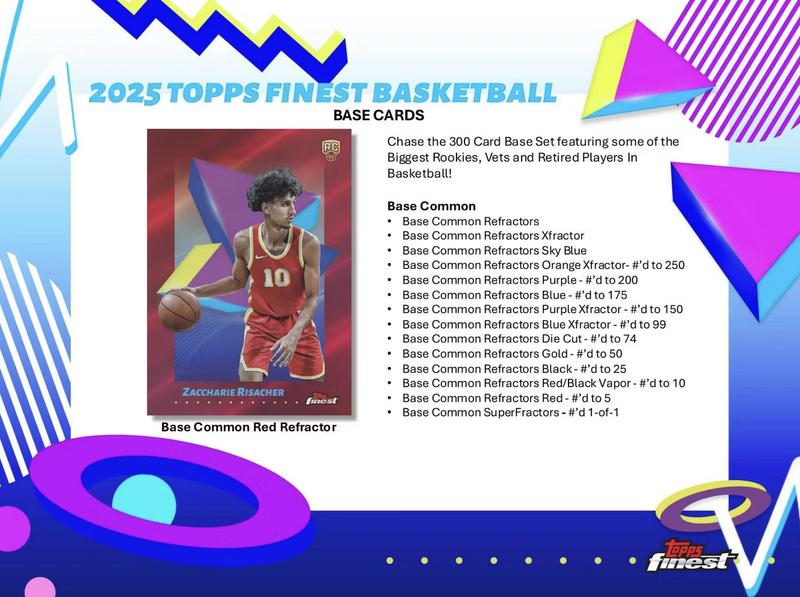 2024-25 Topps Finest Basketball Hobby Box at PristineAuction.com 2024-25 Topps Finest Basketball Hobby Box at PristineAuction.com